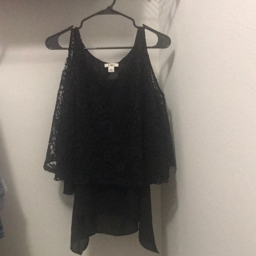 Black Lacey top